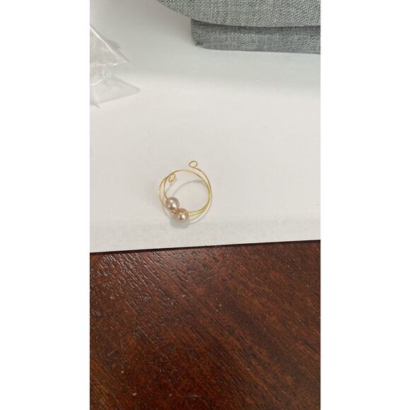 wire ring size 8 gold tone - Picture 4 of 4
